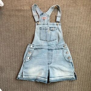 Juicy Couture Light Blue Denim Overalls